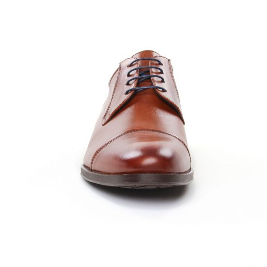 derbies marron cognac mode homme automne hiver - Photo Produit 6