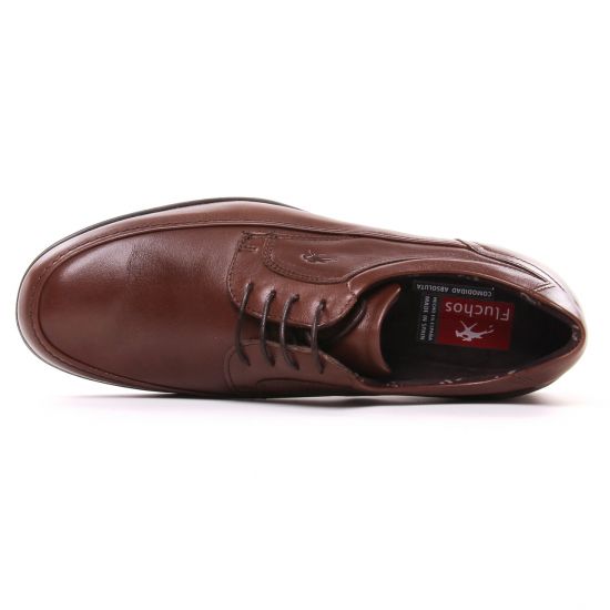 chaussures basses à lacets marron mode homme automne hiver - Photo Produit 4