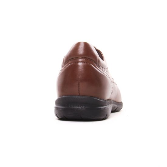 chaussures basses à lacets marron mode homme automne hiver - Photo Produit 7