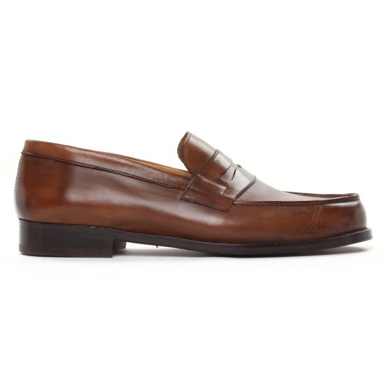 mocassins marron mode homme automne hiver - Photo Produit 2