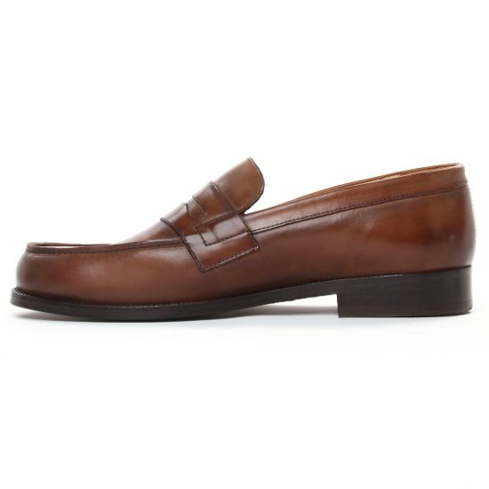 mocassins marron mode homme automne hiver - Photo Produit 3