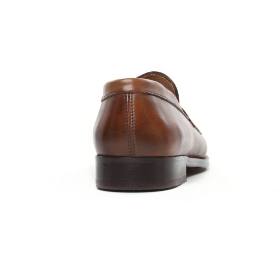 mocassins marron mode homme automne hiver - Photo Produit 7