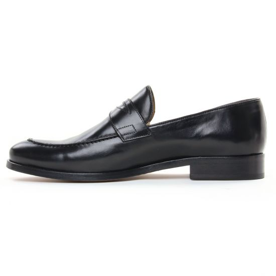 mocassins noir mode homme automne hiver - Photo Produit 3