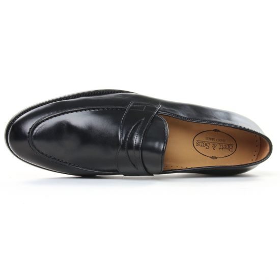 mocassins noir mode homme automne hiver - Photo Produit 4