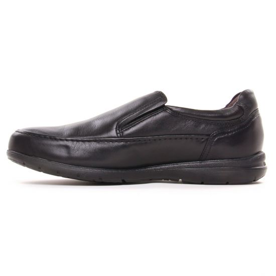 mocassins noir mode homme automne hiver - Photo Produit 3