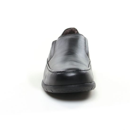 mocassins noir mode homme automne hiver - Photo Produit 6