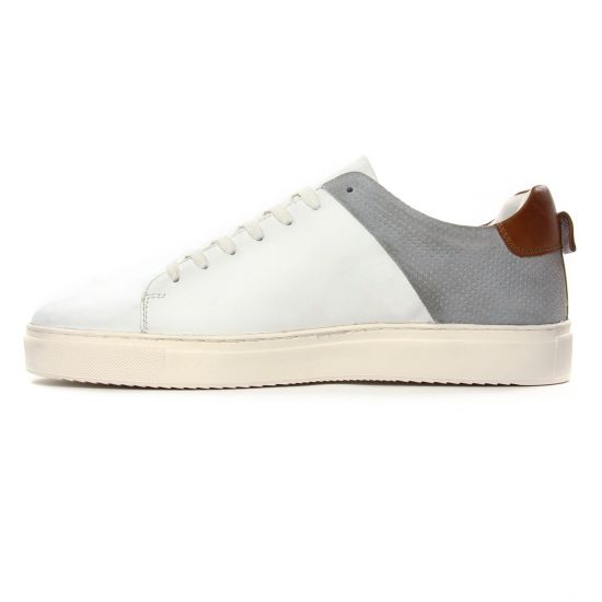 tennis et baskets mode blanc marron mode homme automne hiver - Photo Produit 3