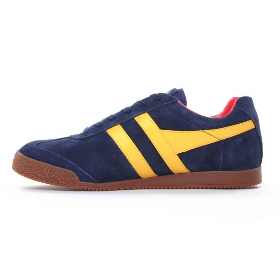 tennis et baskets mode bleu jaune mode homme automne hiver - Photo Produit 3