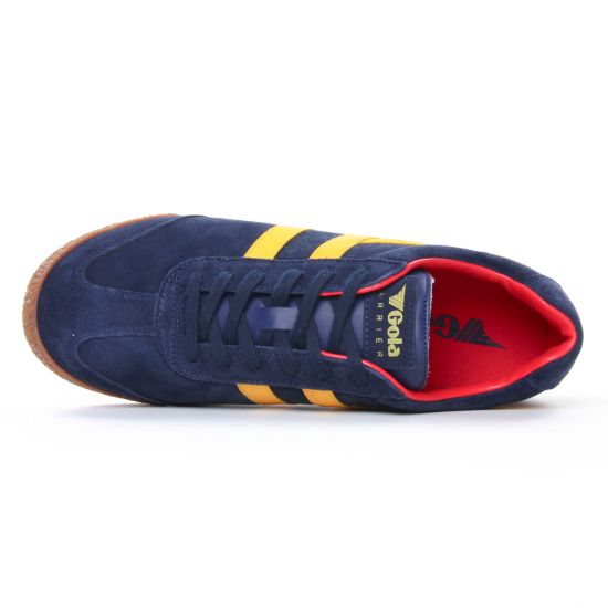tennis et baskets mode bleu jaune mode homme automne hiver - Photo Produit 4