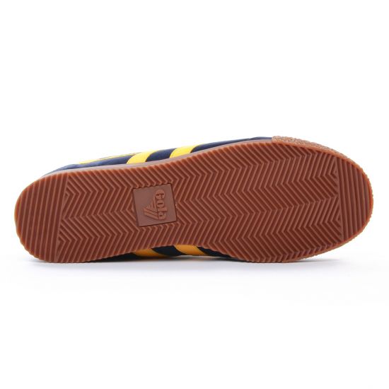 tennis et baskets mode bleu jaune mode homme automne hiver - Photo Produit 5