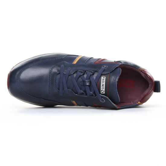 baskets bleu mode homme automne hiver - Photo Produit 4