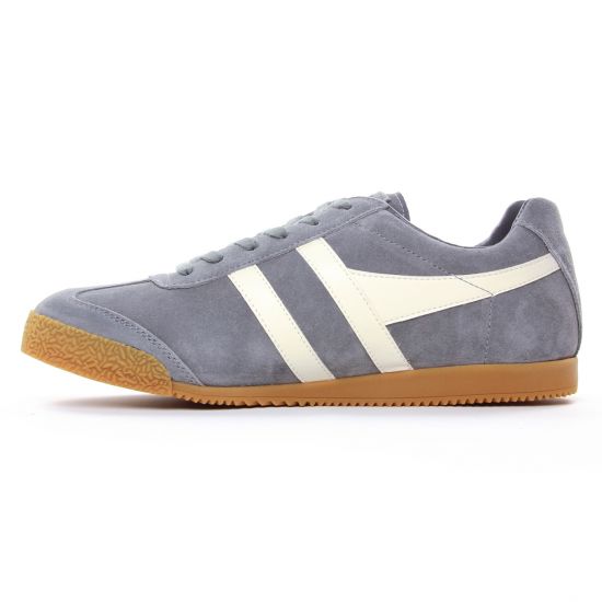 baskets gris ecru mode homme automne hiver - Photo Produit 3
