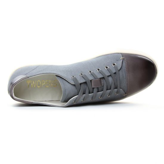 tennis et baskets mode gris mode homme automne hiver - Photo Produit 4