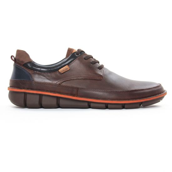baskets marron foncé mode homme automne hiver - Photo Produit 2