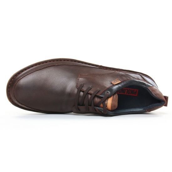 baskets marron foncé mode homme automne hiver - Photo Produit 4