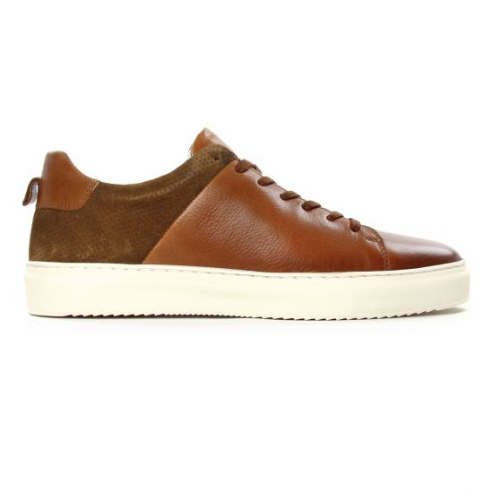 baskets marron mode homme automne hiver - Photo Produit 2