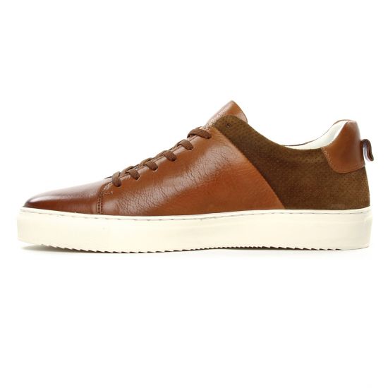 baskets marron mode homme automne hiver - Photo Produit 3