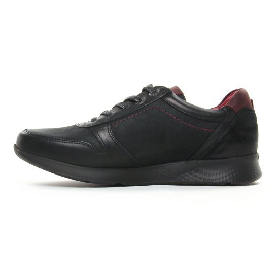 baskets noir mode homme automne hiver - Photo Produit 3