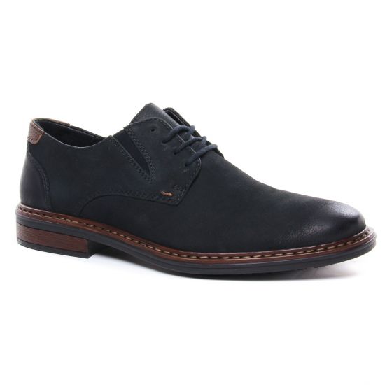 Chaussures Basses À Lacets Rieker 17600-01 Schwarz, vue principale de la chaussure homme