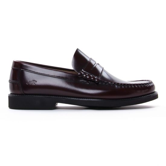 Mocassins Et Bateaux Fluchos 047 Bordeaux, vue principale de la chaussure homme
