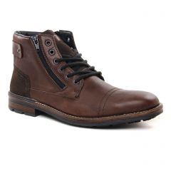 chaussures-montantes marron foncé: même style de chaussures en ligne pour hommes que les Brett And Sons