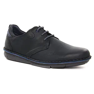 Chaussures homme hiver 2021 - chaussures basses à lacets Fluchos noir