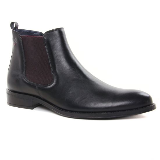 Chaussures Montantes Fluchos 8756 Noir, vue principale de la chaussure homme