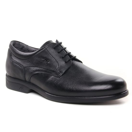 Chaussures Basses À Lacets Fluchos 8904 Noir, vue principale de la chaussure homme