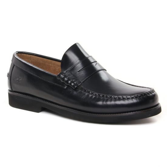 Mocassins Et Bateaux Fluchos F0047 Noir, vue principale de la chaussure homme