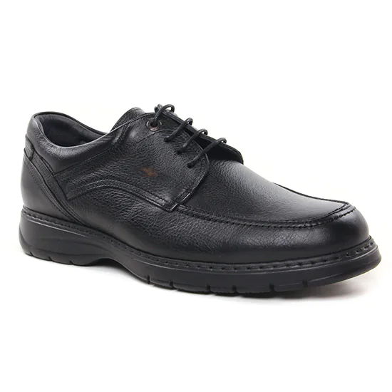 Chaussures Basses À Lacets Fluchos 9142 Noir, vue principale de la chaussure homme
