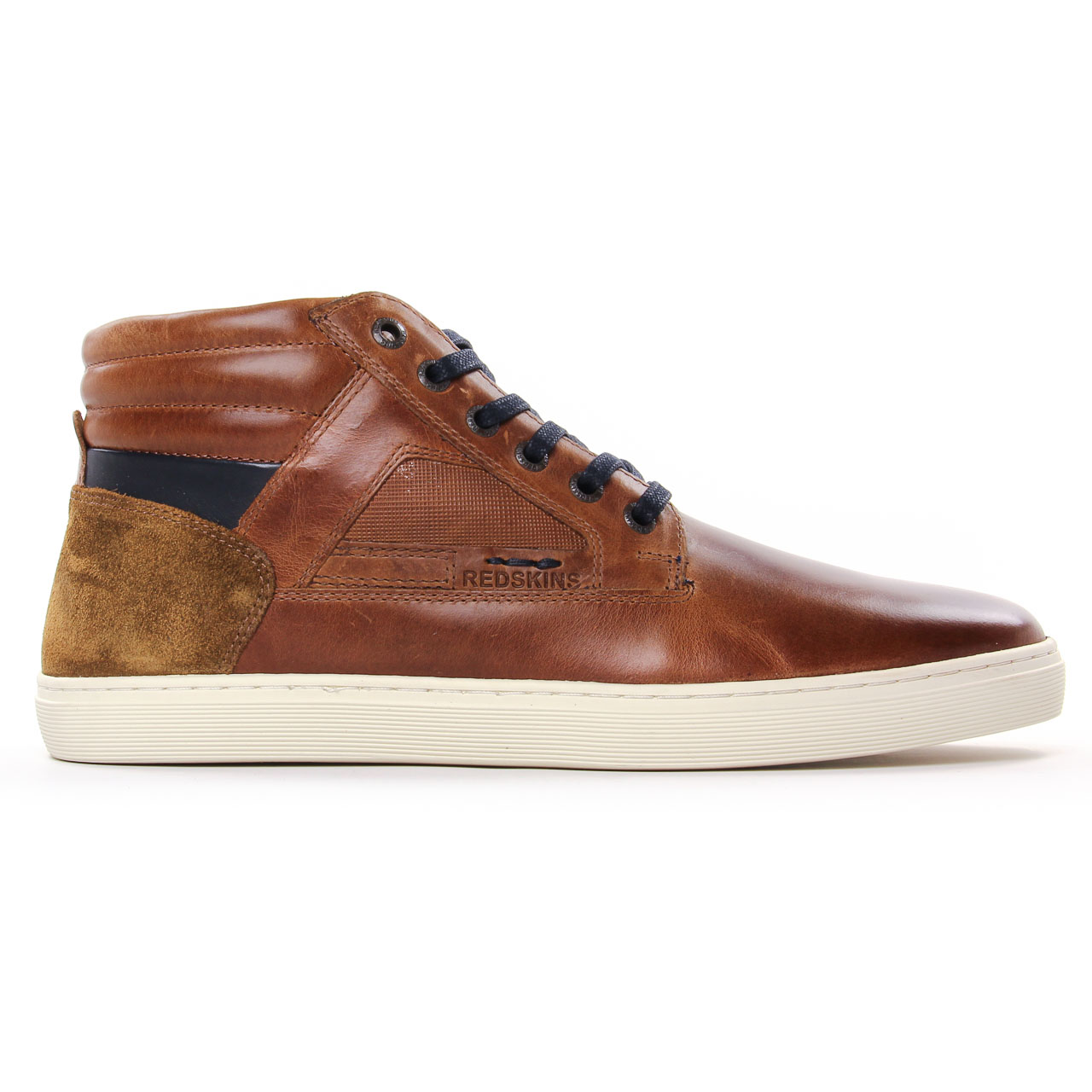 Bottines Redskins ELSTER Pour Homme - Marron, Cuir, Talon 2,5 Cm - Style Casual Robuste