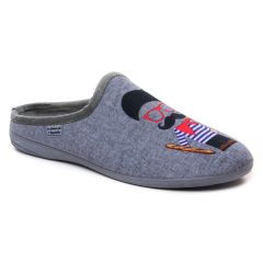 Maison De L'espadrille 6743-5 Gris : chaussures dans la même tendance homme (chaussons gris) et disponibles à la vente en ligne 