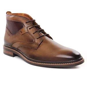 Redskins Sauve Cognac : chaussures dans la même tendance homme (bottines-chukka marron) et disponibles à la vente en ligne 