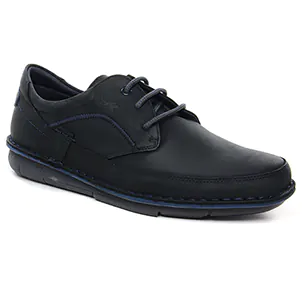 Chaussures homme hiver 2022 - chaussures basses à lacets Fluchos noir