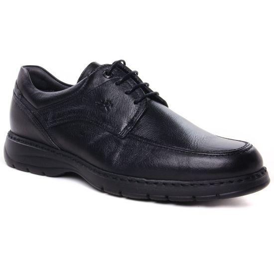 Chaussures Basses À Lacets Fluchos 9142 Noir, vue principale de la chaussure homme