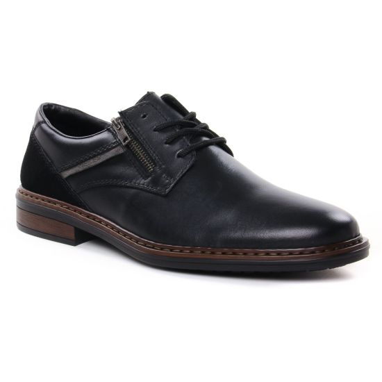 Chaussures Basses À Lacets Rieker 17601-00 Nero, vue principale de la chaussure homme