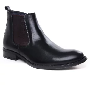 boots noir même style de chaussures en ligne pour hommes que les  Fluchos