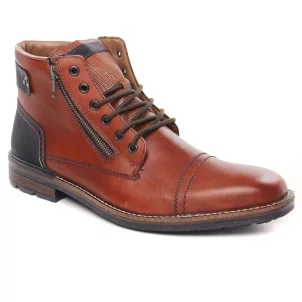 chaussures-montantes marron gris même style de chaussures en ligne pour hommes que les  Rieker