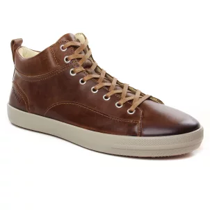Chaussures homme hiver 2023 - chaussures montantes Pataugas marron