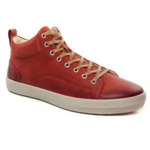 Chaussures homme hiver 2023 - chaussures montantes Pataugas rouge