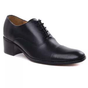 derbys-talon-haut noir même style de chaussures en ligne pour hommes que les  Fluchos