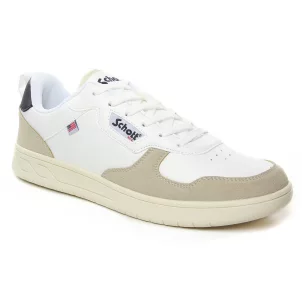 Schott Diran White : chaussures dans la même tendance homme (tennis-baskets-mode blanc) et disponibles à la vente en ligne 