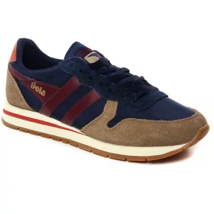 Chaussures homme hiver 2023 - tennis Gola bleu taupe
