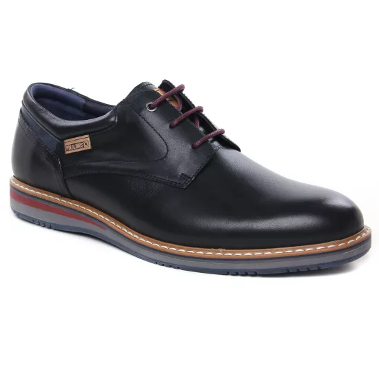 Chaussures Basses À Lacets Pikolinos M1T-4050 Black, vue principale de la chaussure homme