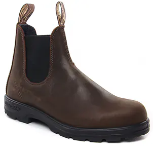 boots marron même style de chaussures en ligne pour hommes que les  Fluchos