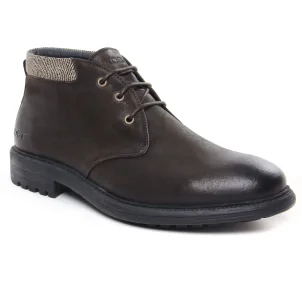 bottines-chukka marron foncé même style de chaussures en ligne pour hommes que les  Kost