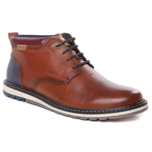 Chaussures homme hiver 2024 - bottines Chukka Pikolinos marron