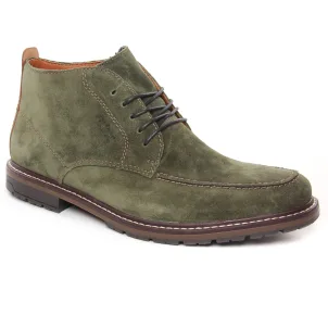 Chaussures homme hiver 2024 - bottines Chukka rieker vert kaki