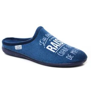 Maison De L'espadrille 107-7 Marine : chaussures dans la même tendance homme (chaussons bleu marine) et disponibles à la vente en ligne 