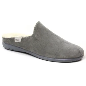 chaussons gris même style de chaussures en ligne pour hommes que les  Maison De L'espadrille